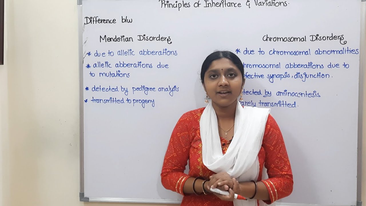 Difference B/w Mendelian & Chromosomal Disorders In Tamil Class 12