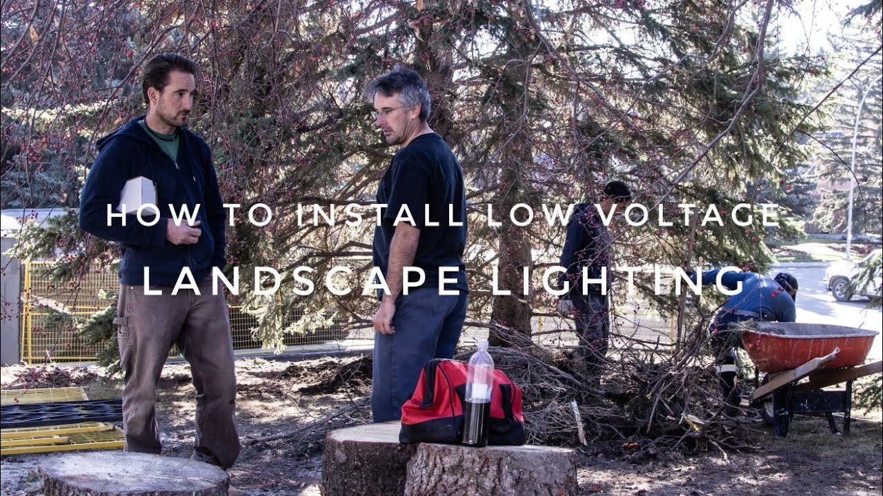 How to Install Low Voltage Landscape Lighting Tips - YouTube