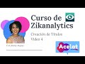 Curso de Zikanalytics - Video 4 - Title Builder - Creación de Títulos para eBay