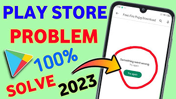 Google play store Something went wrong problem Solve / Play store try again problem solutions 2023