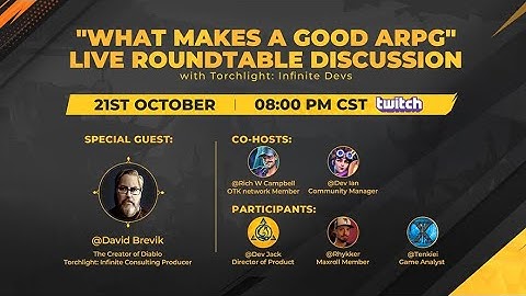 Summary of ARPG Discussion with David Brevik