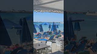 Pythagorion, Samos 🇬🇷 | Pythagoras Statue, Harbour & Streets #Shorts #GreeceTravel