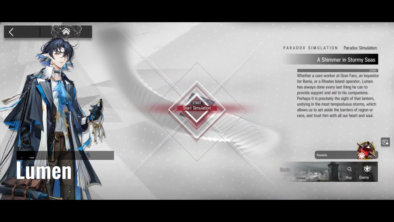 [Arknights] Lumen Paradox Simulation Clear - YouTube