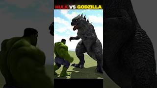 Godzilla Attack on Hulk😲@HarshTatsuya@TioxPlay@YippiGaming#indianbikesdriving3d #shorts
