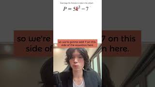You're rearranging formulas the wrong way.Just remember: 'Fix it from the outside, then go in'