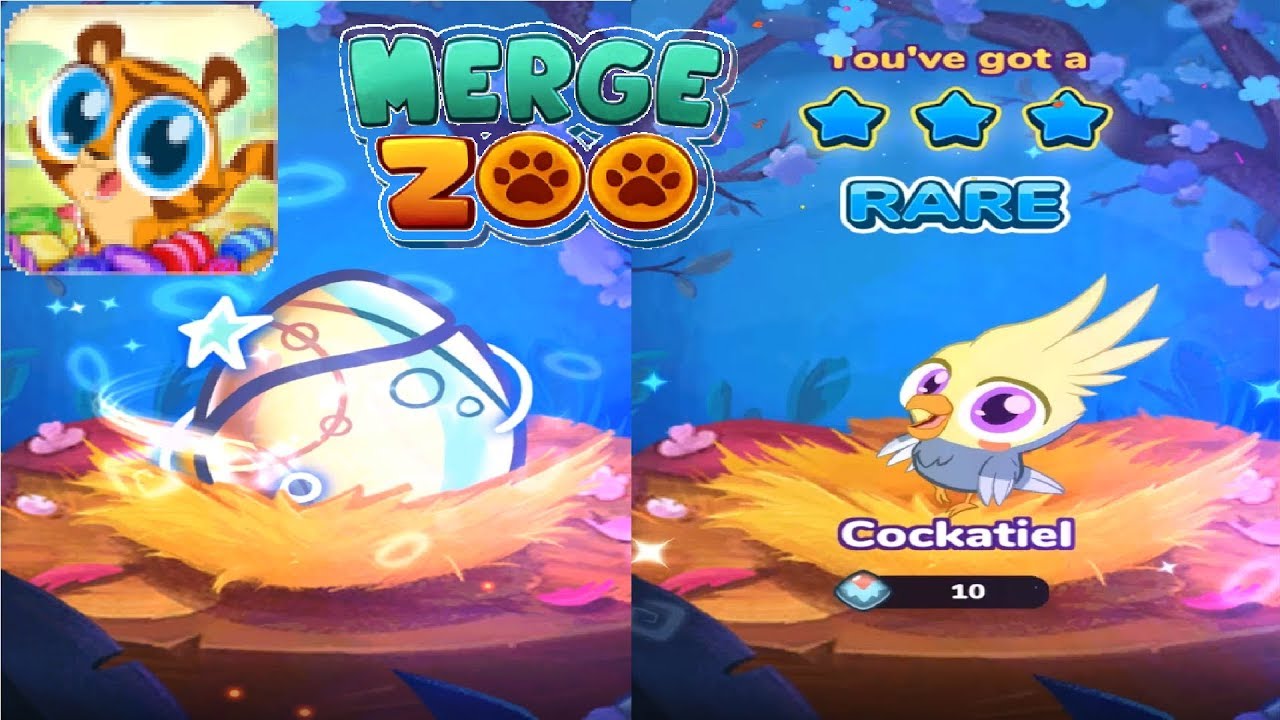Merge Zoo gameplay walkthrough Hybrid Family / Hybrid eggs Cutest