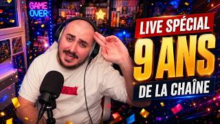 LIVE SPÉCIAL 9 ANS : souvenirs, anecdotes, avenir de la chaîne et FAQ 🎉✨🎊🥂