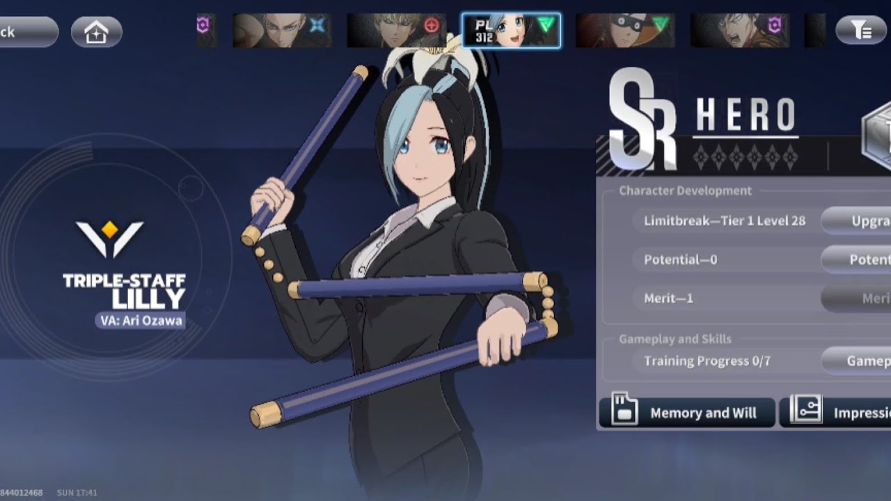 TRIPLESTAFF LILLY TRAINING GAMEPLAY YouTube