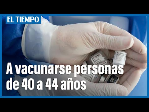 Este sábado comienza el agendamiento para la vacunación de personas entre 40 y 44 años | El Tiempo