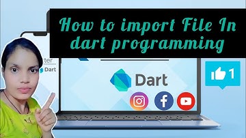 How to Import File In Dart Programming #Dart