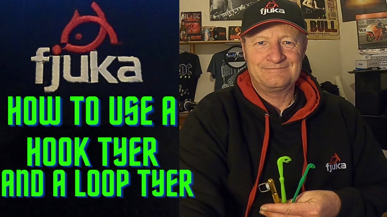 How To use a Hook Tyer, and a Loop Tyer, jamesatkinsfishing fjukabait
