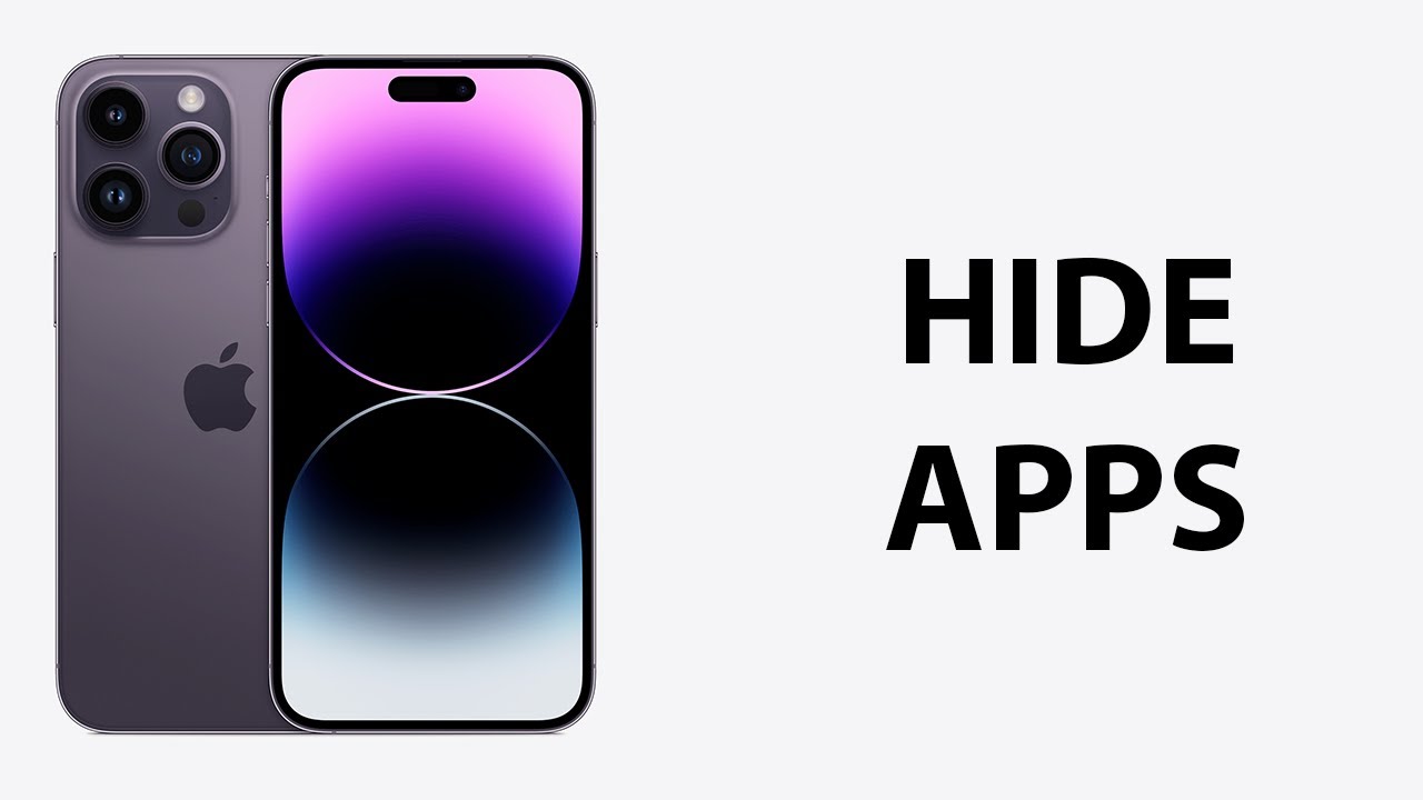 how-to-hide-unhide-apps-on-iphone-14-iphone-14-pro-youtube