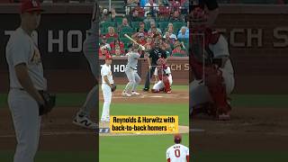 Bryan Reynolds and Spencer Horwitz rock back-to-back 400+ foot home runs 😮‍💨
