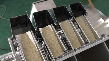 4 heads linear weigher filling weighing machine