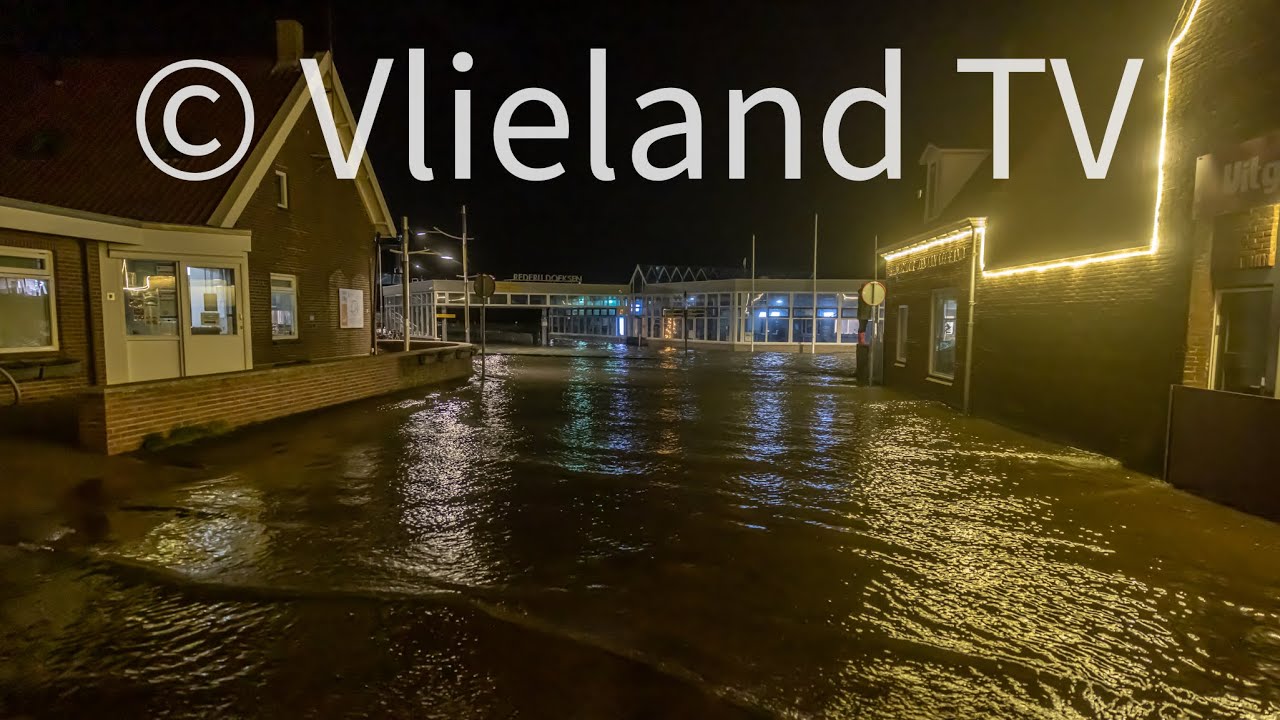 Прилив на острове Влиланд +2,79 NAP... Исключительные снимки!