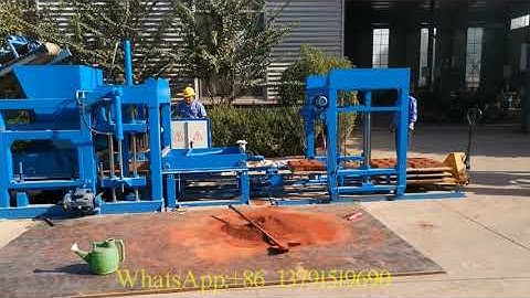 QTJ4-18 Hydraulic automatic interlocking paver brick machine