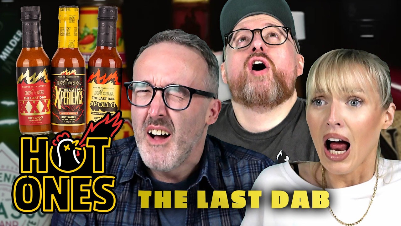 Irish People Try Hot Ones' The Last Dab Hot Sauces