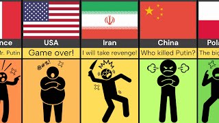 Comparison What If Putin Died reaction From Different Countries