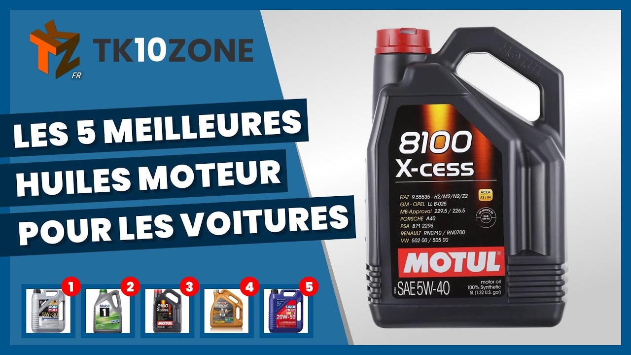 Les 5 meilleures huiles moteur pour les voitures YouTube — free download