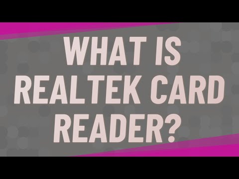 Что такое картридер Realtek?