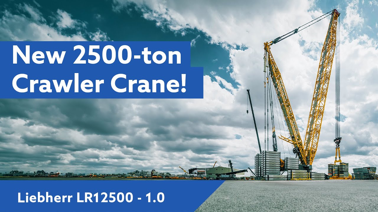 Introducing DENZAI's new 2500 ton Crawler Crane! - YouTube