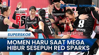 MOMEH HARU MEGAWATI Hibur Pemain Senior Red Spark usai Lolos Playoff Liga Voli Korea: Nangis Bahagia