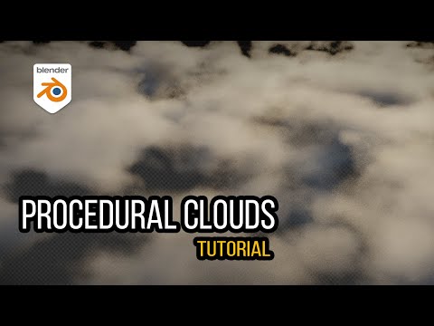 How to create procedural volumetric Blender 3d clouds