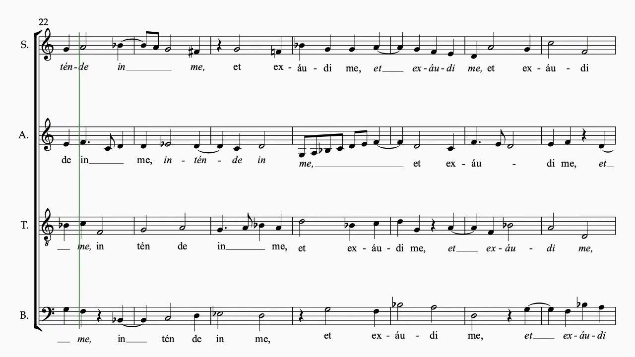 O. di Lasso - Exaudi, Deus (Soprano)