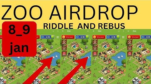 ZOO RIDDLE AND REBUS(8-9 JANUARY)