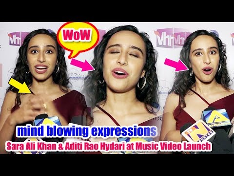 Sara Ali Khan & Aditi Rao Hydari at Music Video Launch of Namrata Purohit 'Flow' || TBM