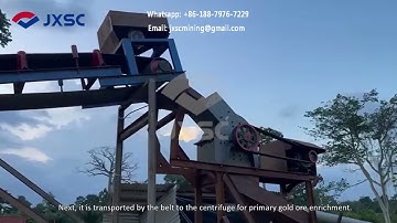 A 5TPH Rock Gold Gravity Separation Processing Line In Cote D