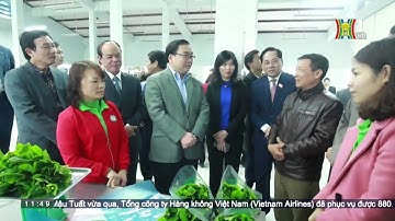 Bí thư Hoàng Trung Hải thăm quy trình sản xuất tại HTX rau quả sạch Chúc Sơn