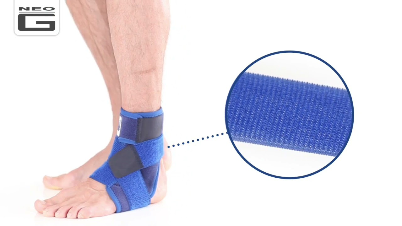 Neo G Ankle Support with Figure of 8 Strap How to Apply Guide YouTube