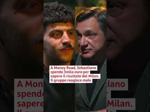 Video Money Road, Sebastiano spende 3mila euro per sapere il risultato del Milan. Il gruppo reagisce male