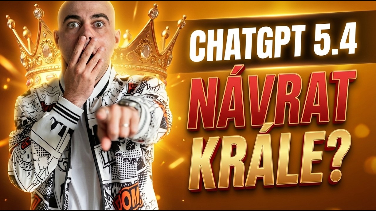 GPT-5.4 je VENKU. Tentokrát to konečně není bullshit?