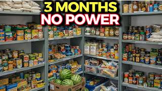 Stockpile These 12 MUST-HAVE Foods to Survive 90 Days Without Electricity