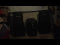 testing 2 Evolution el-sub 15a 600W active subwoofer with 100w peavey speakers