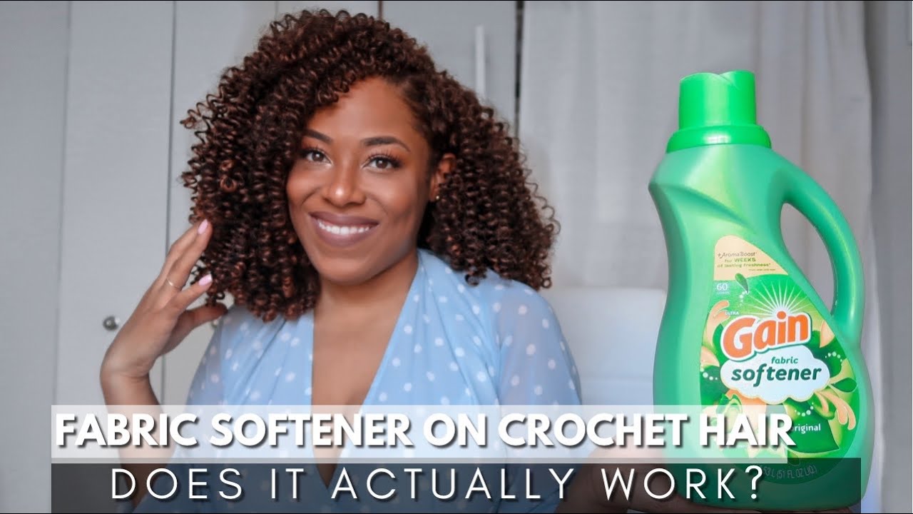 DOES FABRIC SOFTENER WORK TO REVIVE & DETANGLE CROCHET HAIR LIA LAVON