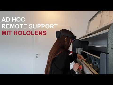 Ad Hoc Remote Support- Smartphone und Hololens Optionen