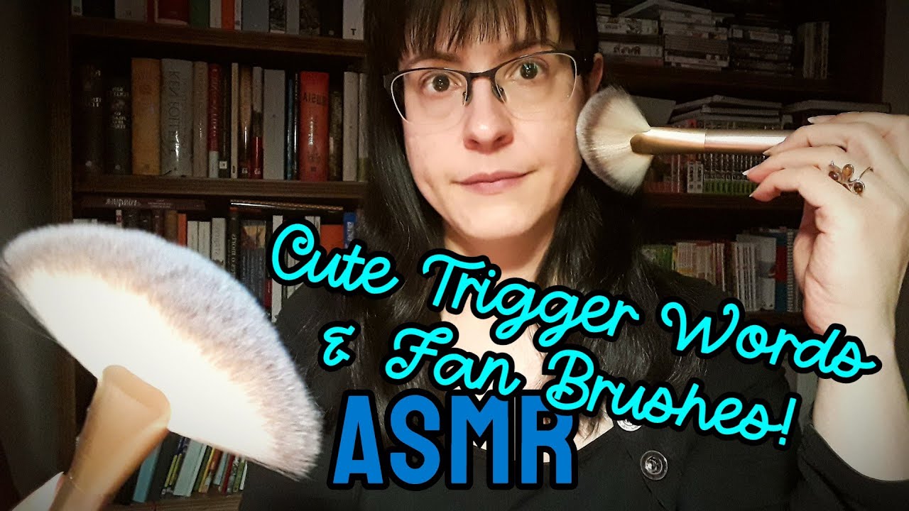 Brushing Your Face ASMR | ⭐Cute Trigger Words in Different Languages 👄| LOOPED WITH RAIN