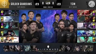 GG vs TSM Game 1 | 2020 LCS SUMMER PLAYOFFS - LOWER BRACKET | Golden Guardians vs Team SoloMid