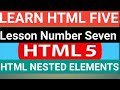 Learn HTML ll Lesson 7 ll Oxford Academy