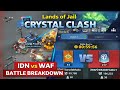 Lands of Jail Crystal Clash &ndash; IDN vs WAF Battle Breakdown | Part 1