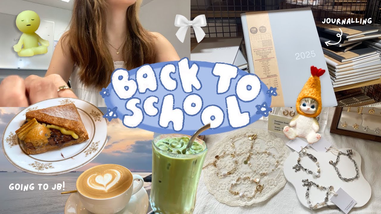 SMU VLOG 📓🫐 | y2s2, jb day trip, new nails, 12pm classes, mofusand + smiski unboxing ☆˚⋆