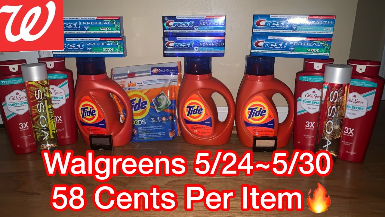 WALGREENS 5 24 5 30 THEY TRIED ME TODAY 58 CENTS PER ITEM 1 000 Walgreens 5 24 5 30 they tried me today 58 cents per item 1 000