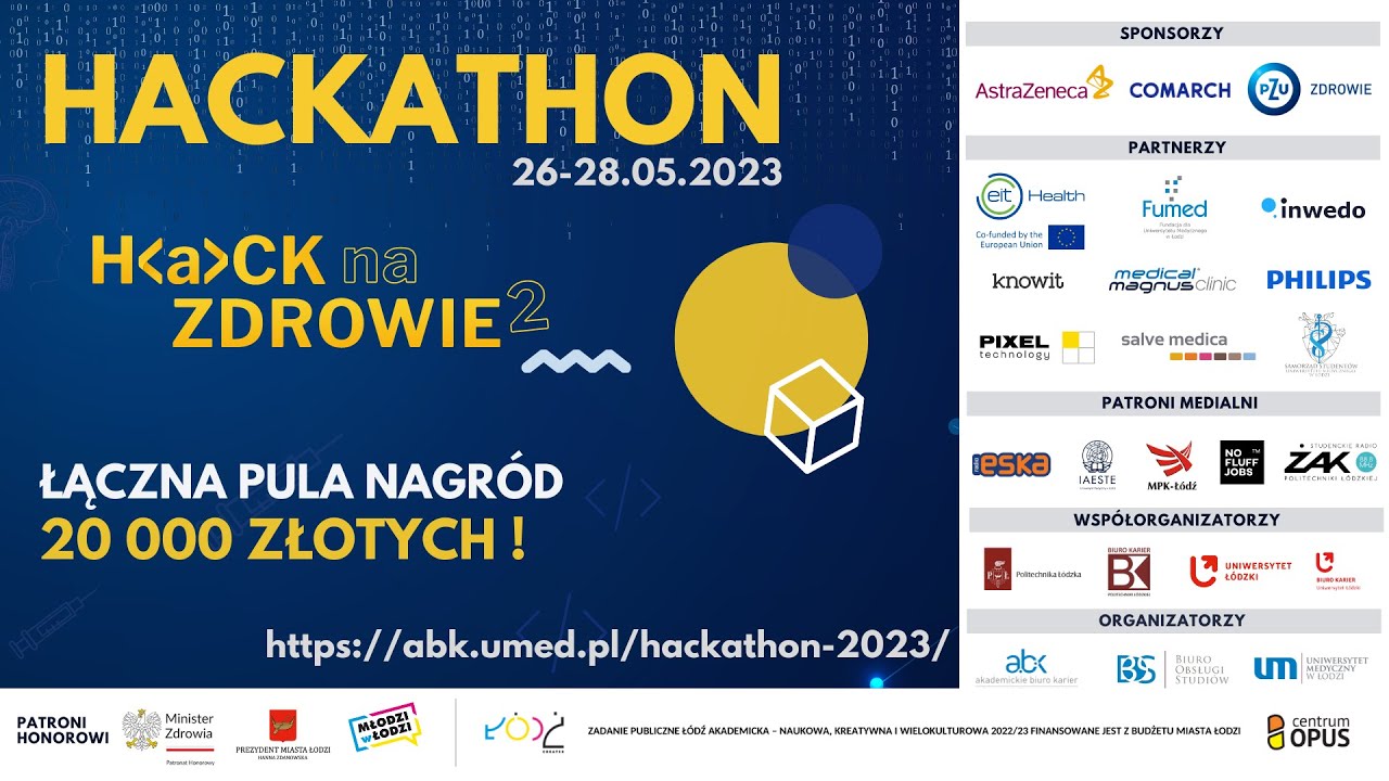 Hackathon Hack na zdrowie 2 - YouTube