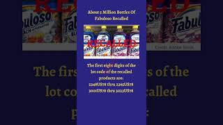 Nearly 5 Million Bottles Of Fabuloso Recalled For Bacteria Growth #fabuloso #recall