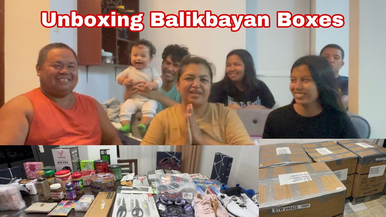 Unboxing Balikbayan Boxes from Maryland USA | Thank you po 🙏