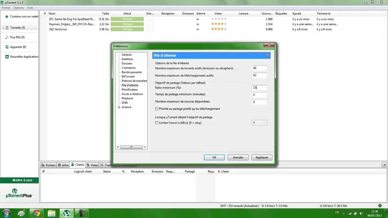TUTO Booster , Augmenter la vitesse de telechargement sur Utorrent