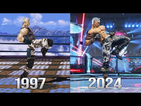 Evolution of Bryan High Knee Kick Combo (Tekken 3~8)